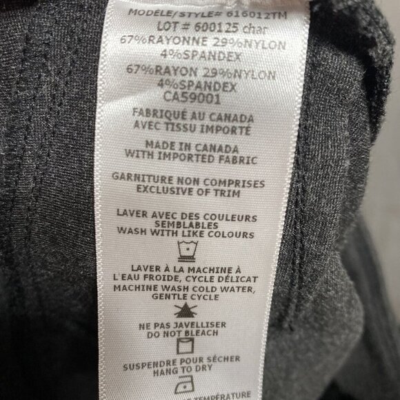 I Love Tyler Madison Women's Mid Rise Slim Stretch Fit Pants Navy Gray Sz XL - Picture 5 of 5